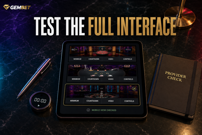 Dealer provider interface and betting limits